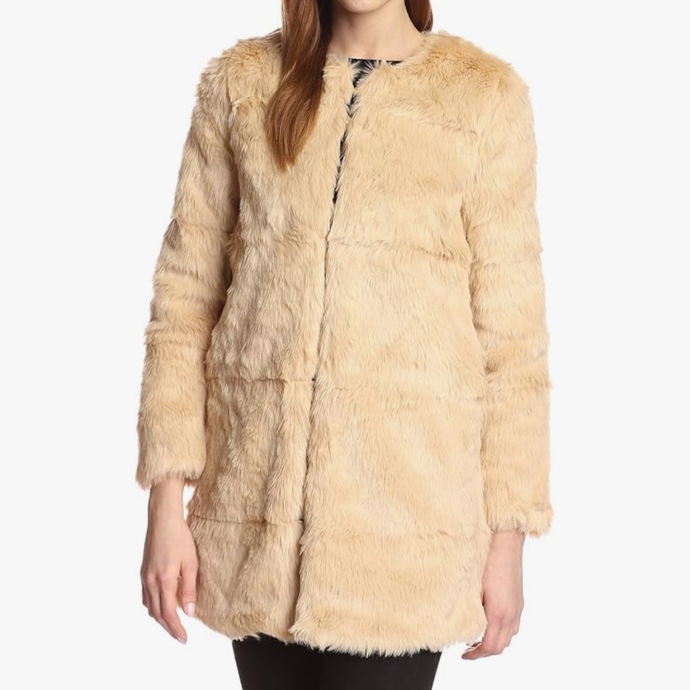 Faux fur jacket